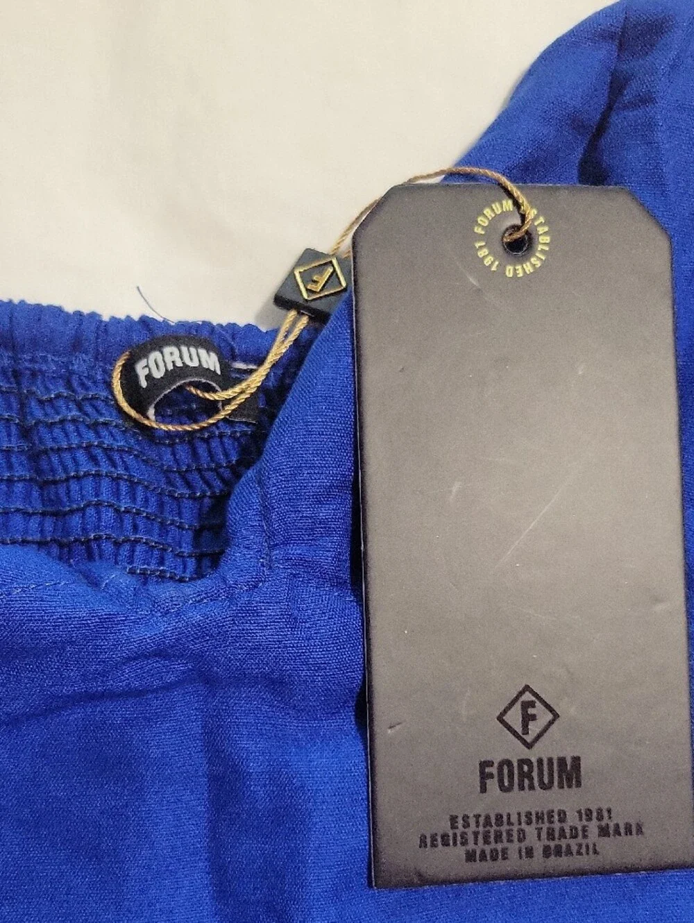 imported linen cobalt